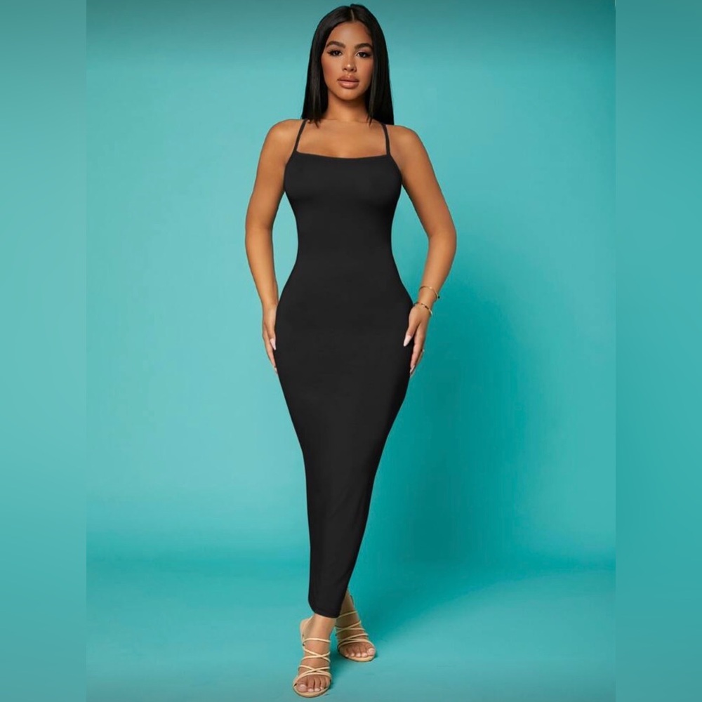 Shein Black Maxi Dress